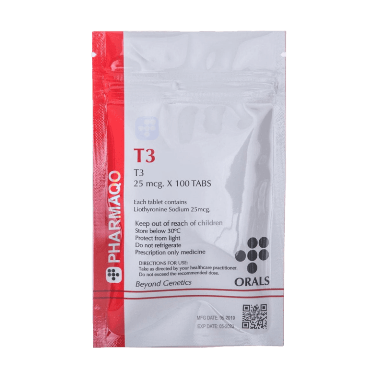 T3 – 25mcg – 50 Tabs