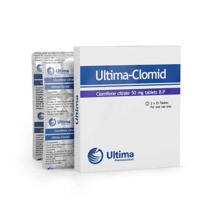 Ultima-Clomid – 50mg – 50 Tabs